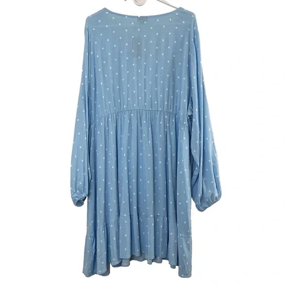 Torrid Lenny Long Sleeve Voluminous Skater Dress - 4 - Picture 16 of 16